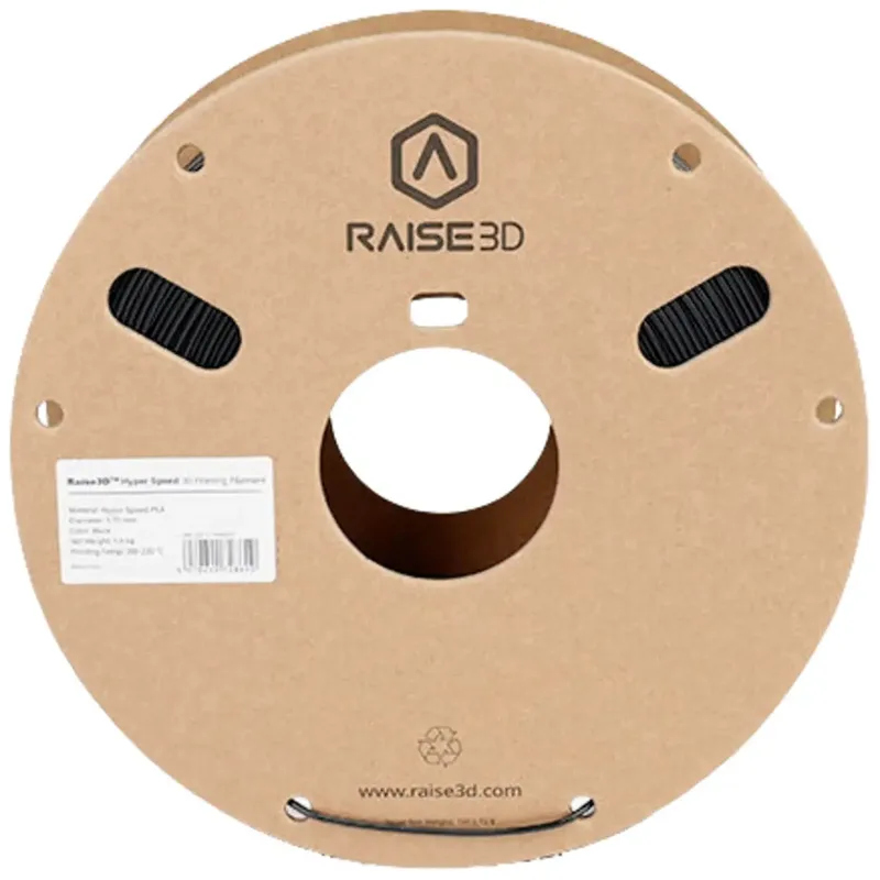 PMRA-1019-001 Hyper Speed PLA Filament PLA kunststof 1.75 mm 1000 g Zwart 1 stuk(s) van Raise3D in Kleurloos – productfoto 2 van 2