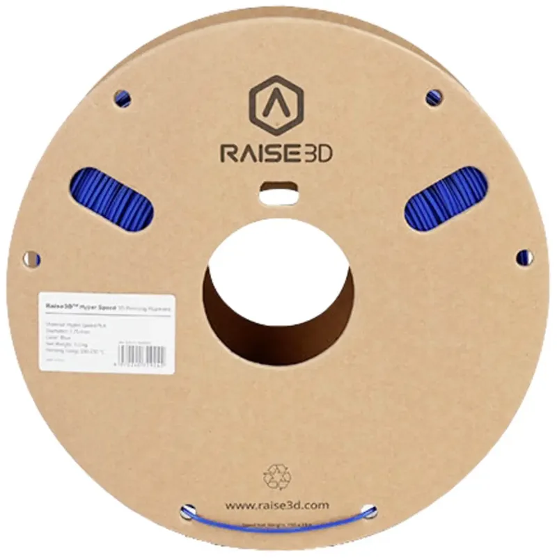 PMRA-1019-004 Hyper Speed PLA Filament PLA kunststof 1.75 mm 1000 g Blauw 1 stuk(s) van Raise3D in Kleurloos – productfoto 2 van 2