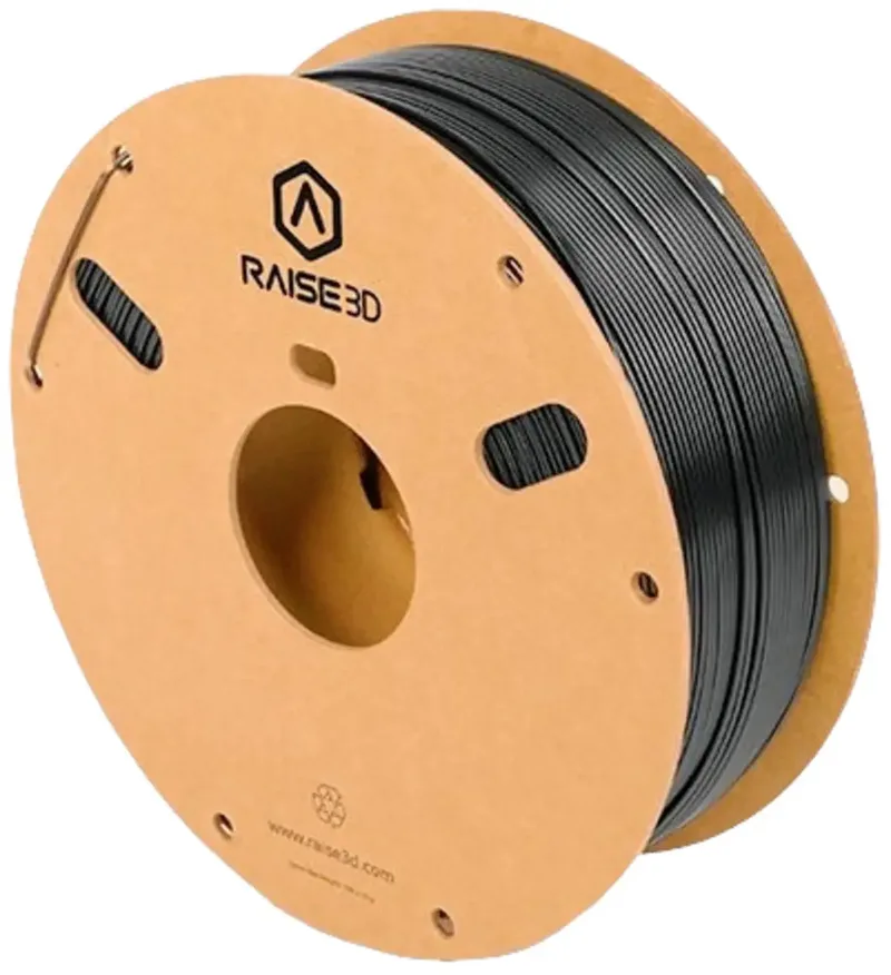PMRA-1022-001 Hyper Core ABS CF15 Filament ABS Kohlefaserverstärkt, hitzebeständig, hohe Steifigkeit, hohe Zugfestigkeit 1.75 mm 1000 g Schwarz 1 St. von Raise3D – Produktfoto