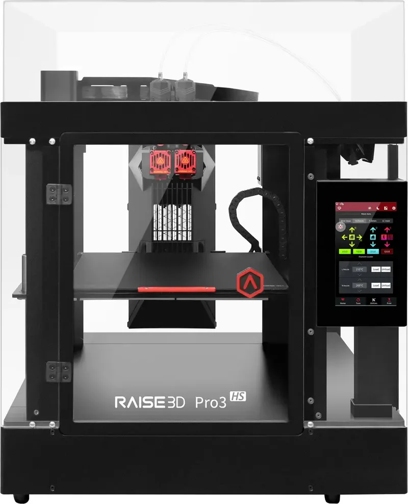 Pro3 HS 3D-printer Verwarmd printbed, Incl. software, Geïntegreerde camera från Raise3D, Svart – produktbild