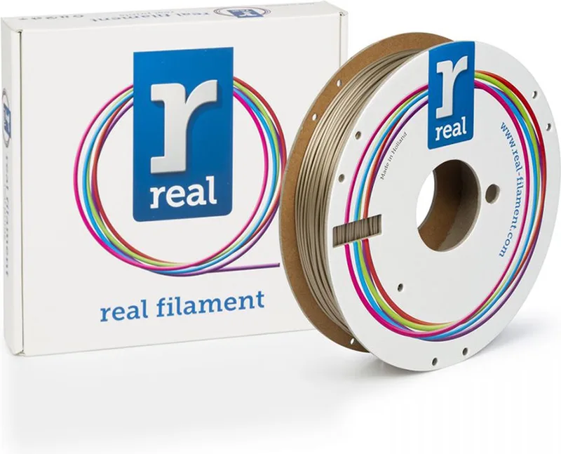 REAL PLA 3D Printer Filament - Satin Shine - spool of 0.75Kg - 1.75mm by Real Filament in Shine Satin – product photo