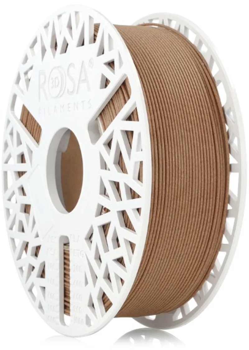 BioWOOD 1,75 mm 3 kg Filament van Rosa3D – productfoto