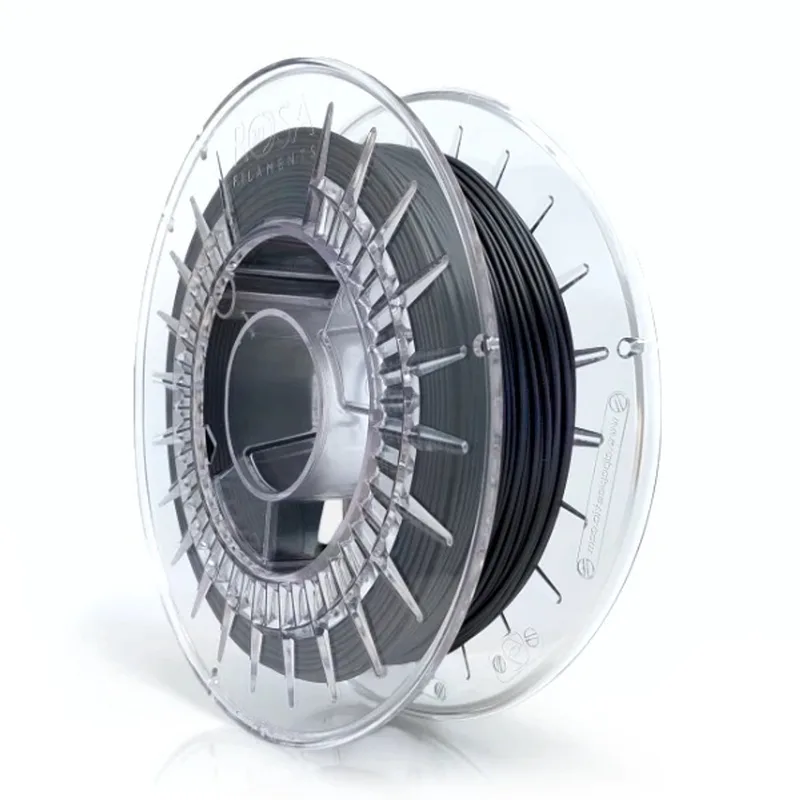 PC/PBT (HT-UV-IMPACT) Zwart 1,75 mm 0,5 kg Filament van Rosa3D – productfoto