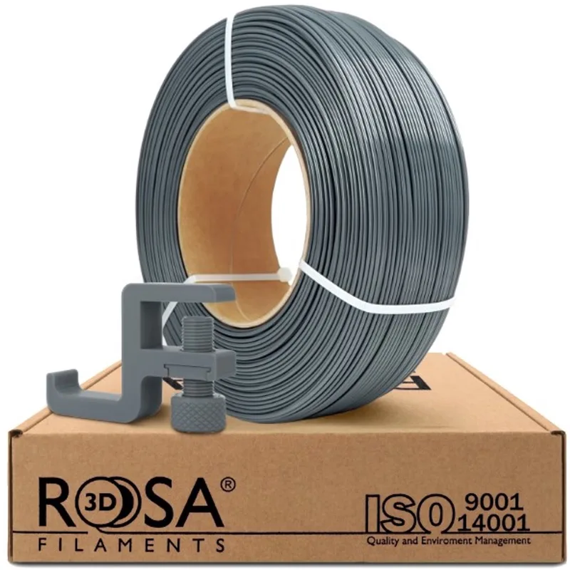 PCTG Grijs 1,75 mm 1 kg Refill Filament van Rosa3D – productfoto