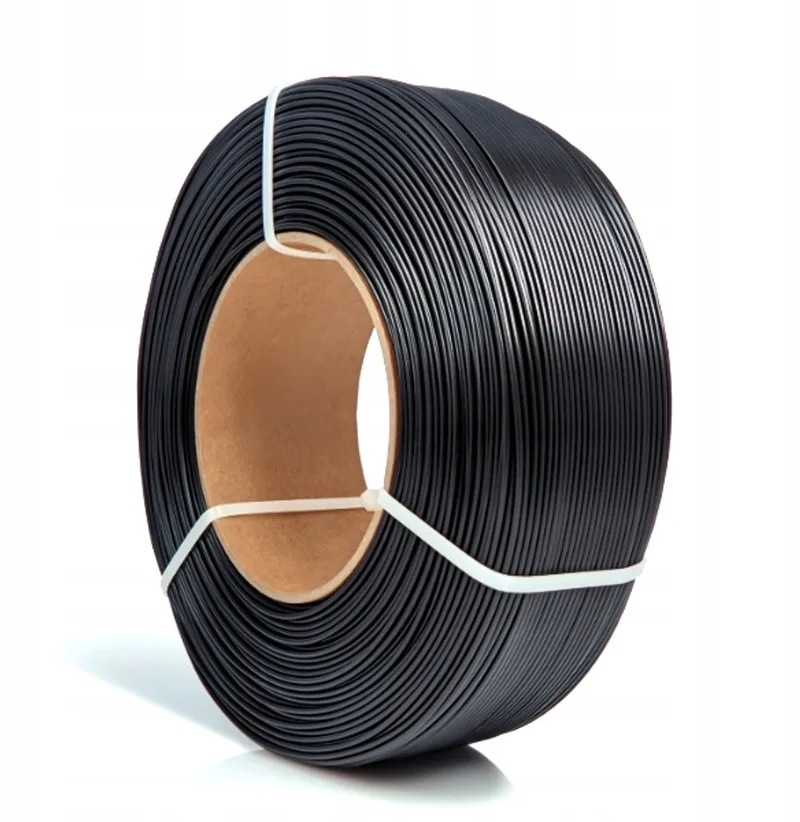 PET-G Zwart 1,75 mm 1 kg Refill Filament van Rosa3D – productfoto