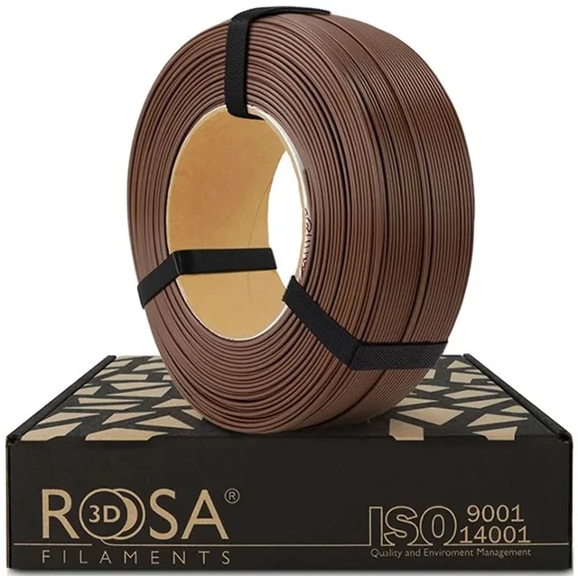 PLA chocolate Bruin 1,75 mm 1 kg Refill Filament