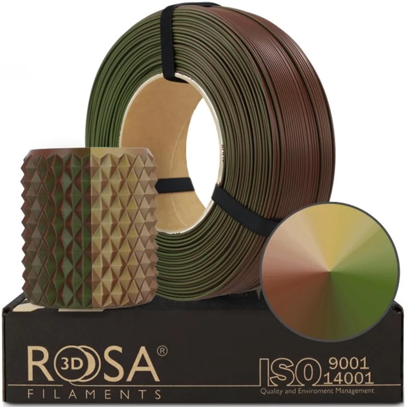 PLA Magic Army 1,75 mm 1 kg Refill Filament by Rosa3D in Brown – product photo