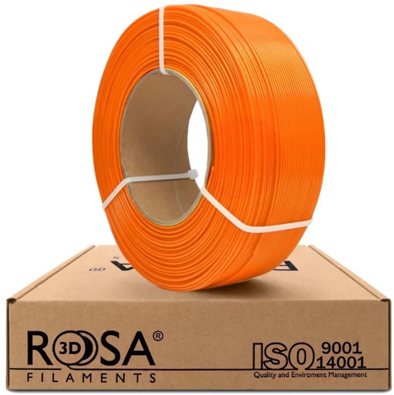 PLA Oranje 1,75 mm 1 kg Refill Filament fra Rosa3D – produktbillede