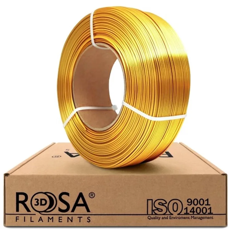 PLA Silk Goud 1,75 mm 1 kg Refill Filament de Rosa3D – photo produit