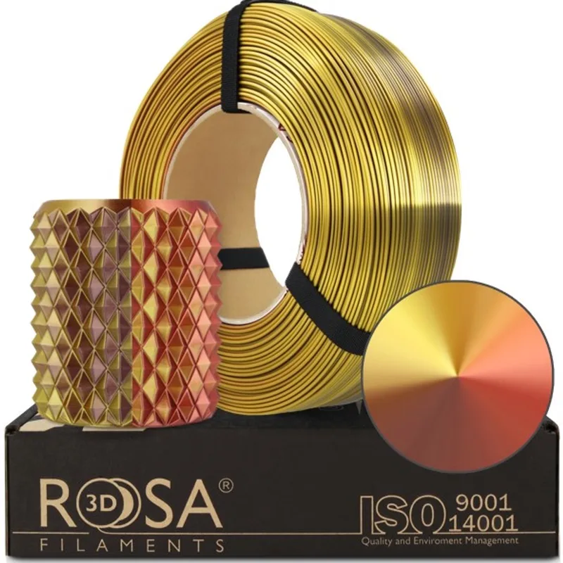 PLA Silk Magic Treasure 1,75 mm 1 kg Refill Filament van Rosa3D – productfoto