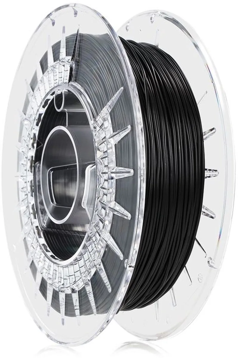 TPU 85A Zwart 1,75 mm 0,5 kg Filament van Rosa3D – productfoto
