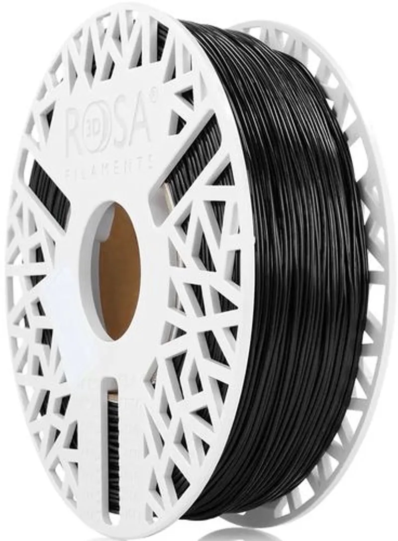 TPU 96A Zwart 1,75 mm 0,5 kg Filament van Rosa3D – productfoto