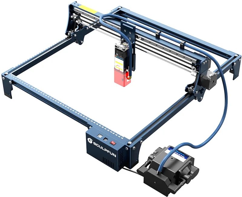 S30 5W Laser Engraver Cutter, Automatic Air-assist, Replaceable Lens, 32-bit Motherboard, 410x400mm van Sculpfun – productfoto