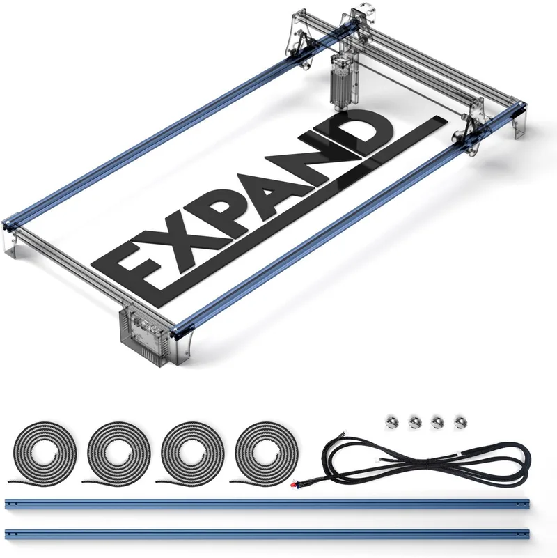 S9 Graveergebied Verlengingsas - 950 x 410 mm - Lasergraveermachine Gebiedsverlenging - Engraving Range Expansion Kit - - Accessoires voor lasergraveermachine von Sculpfun – Produktfoto