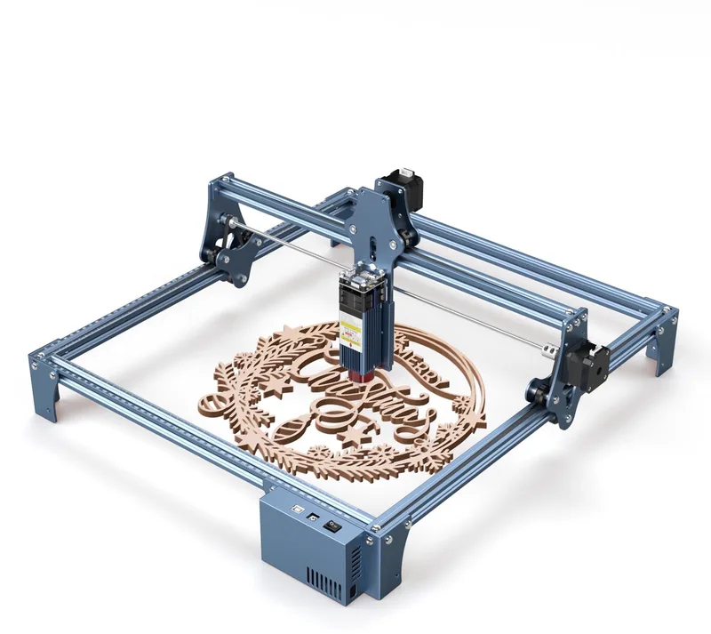 S9 Laser Graveermachine - Laser cutter - 410x420mm - Lasergraveerder - Hout Acryl Laser Snijmachine - Laser Engraver - 0.06mm Laser Focus - Snel te monteren ontwerp - Blauw van Sculpfun – productfoto