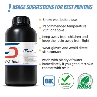 Fast Abs-like-1 Kg Abs-achtige Uv-hars fra Siraya Tech – produktbillede 4 af 4