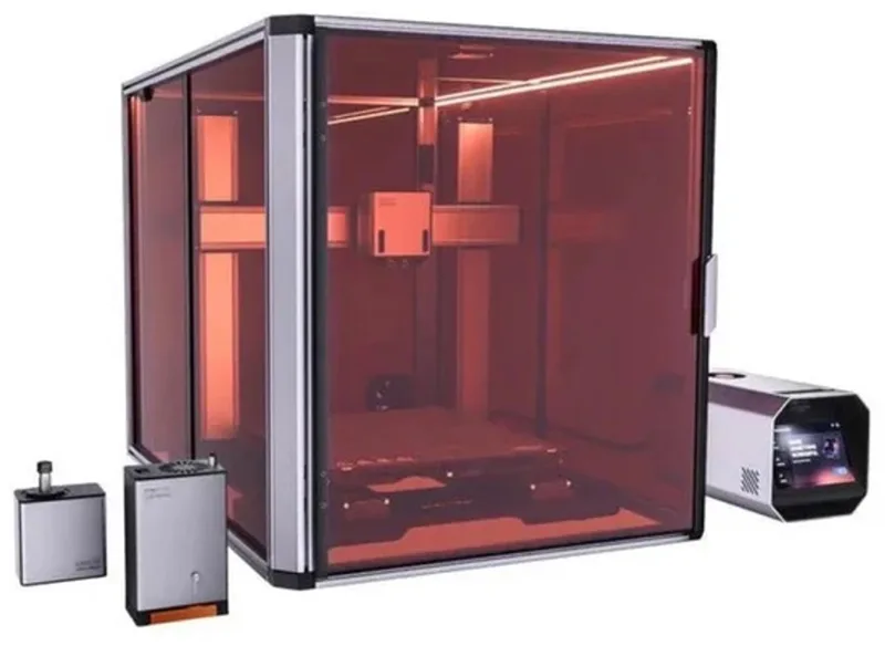Artisan 3-in-1 Premium 3D Printer - 40W Laser Graveerder cutter van Snapmaker in Rood – productfoto