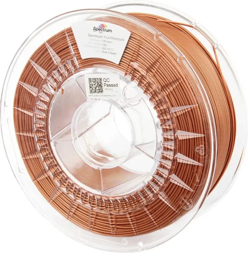 Spectrum Filaments 80013 PLA Premium Filament PLA hohe Zugfestigkeit 1.75 mm 1000 g rust copper, Kupfer 1 St. von Spectrum Filaments – Produktfoto