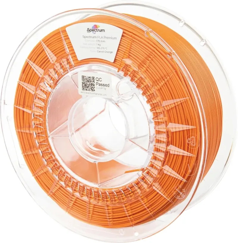 Spectrum Filaments 80040 PLA Premium Filament PLA 1.75 mm 1000 g carrot orange, Orange 1 St. von Spectrum Filaments – Produktfoto
