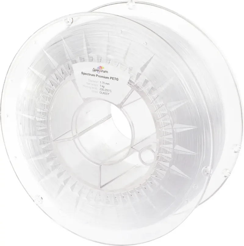 Spectrum Filaments 80054 PET-G Premium Filament PETG chemisch beständig, schlagfest 1.75 mm 1000 g Glas, Transparent 1 St. von Spectrum Filaments – Produktfoto