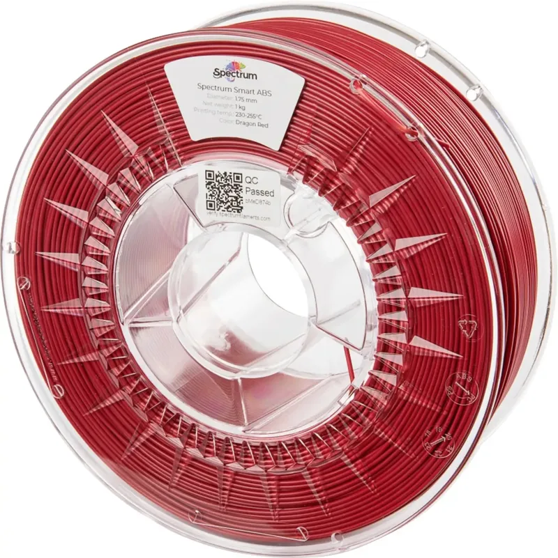 Spectrum Filaments 80089 smart ABS Filament ABS schlagfest 1.75 mm 1000 g dragon red, Rot 1 St. von Spectrum Filaments – Produktfoto
