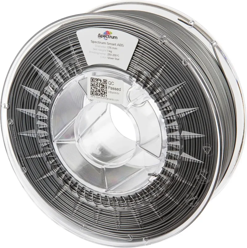 Spectrum Filaments 80095 smart ABS Filament ABS schlagfest 1.75 mm 1000 g silver star, Silber 1 St. von Spectrum Filaments – Produktfoto