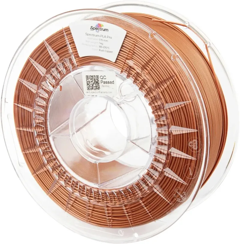 Spectrum Filaments 80103 PLA Pro Filament PLA Pro schlagfest 1.75 mm 1000 g rust copper, Kupfer 1 St. von Spectrum Filaments – Produktfoto