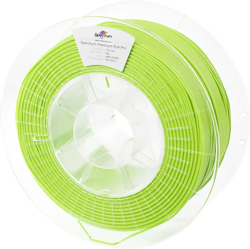 Spectrum Filaments 80104 PLA Pro Filament PLA Pro schlagfest 1.75 mm 1000 g lime green, Grün 1 St. von Spectrum Filaments – Produktfoto