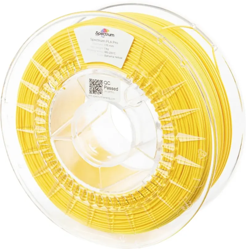 Spectrum Filaments 80107 PLA Pro Filament PLA Pro schlagfest 1.75 mm 1000 g bahama yellow, Gelb 1 St. von Spectrum Filaments – Produktfoto