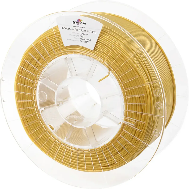 Spectrum Filaments 80110 PLA Pro Filament PLA Pro schlagfest 1.75 mm 1000 g pearl gold, Gold 1 St. von Spectrum Filaments – Produktfoto