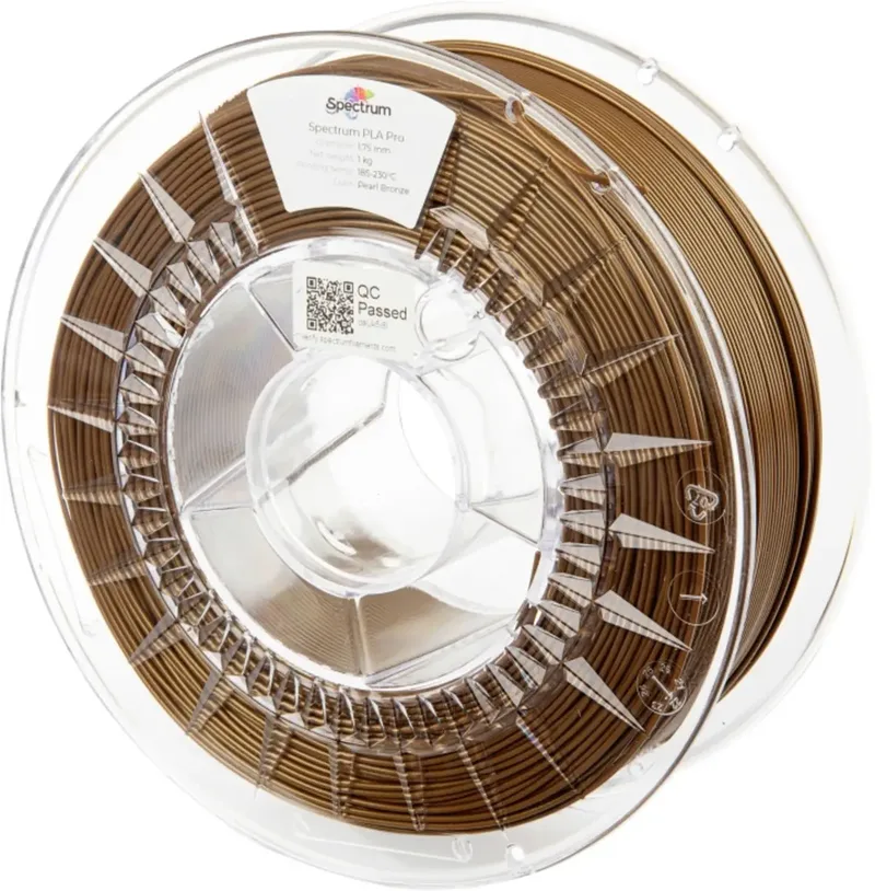 Spectrum Filaments 80111 PLA Pro Filament PLA Pro schlagfest 1.75 mm 1000 g pearl bronze, Bronze Premium 1 St. von Spectrum Filaments – Produktfoto
