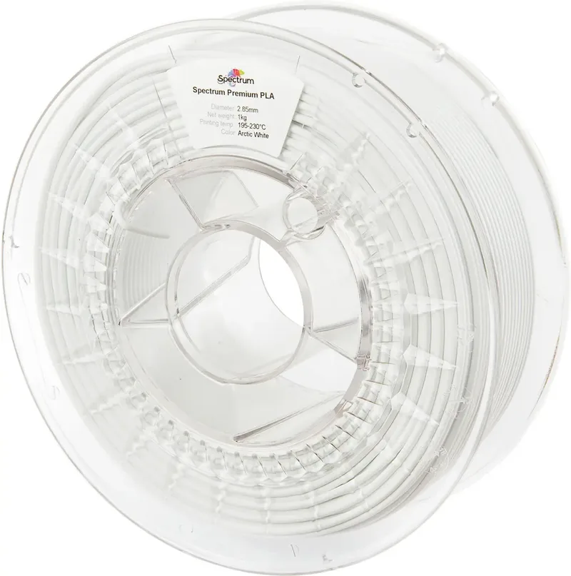 Spectrum Filaments 80122 PLA Premium Filament PLA hohe Zugfestigkeit 2.85 mm 1000 g arctic white, Weiß 1 St. von Spectrum Filaments – Produktfoto