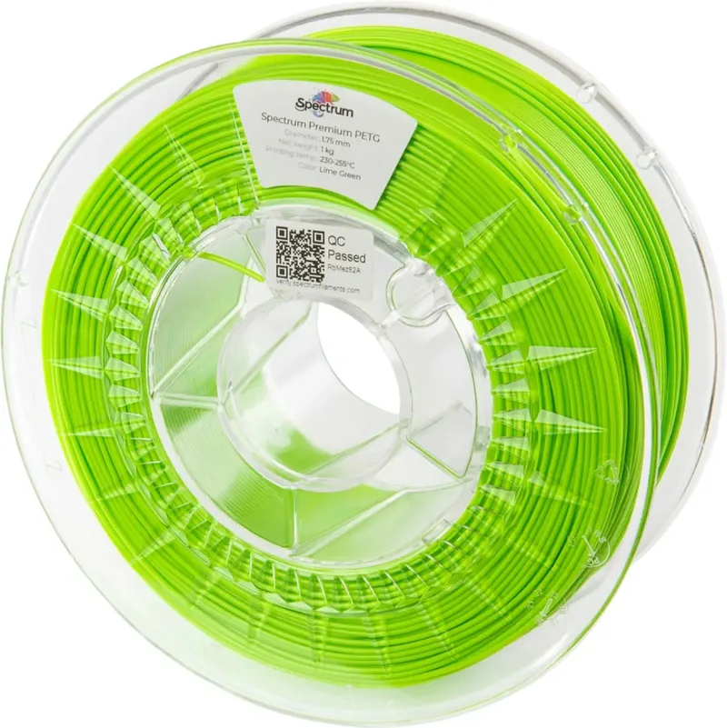 Spectrum Filaments 80131 PET-G Premium Filament PETG chemisch beständig, schlagfest 1.75 mm 1000 g lime green, Limettengrün, Grün InnoPET 1 St. von Spectrum Filaments – Produktfoto
