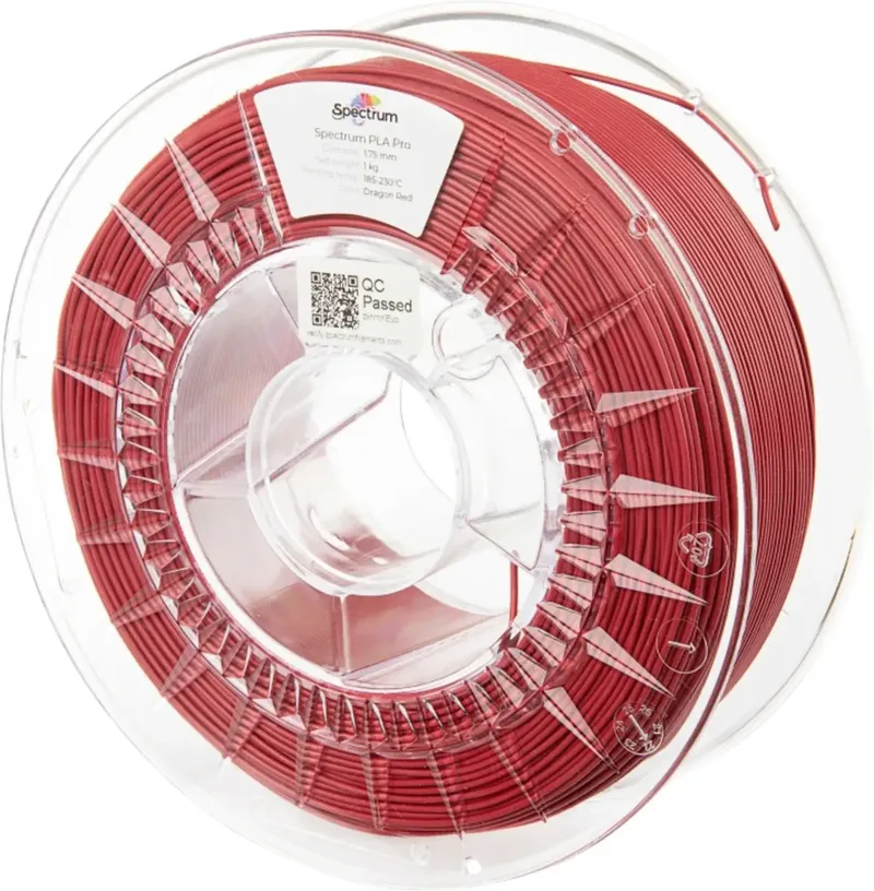 Spectrum Filaments 80133 PLA Pro Filament PLA Pro schlagfest 1.75 mm 1000 g dragon red, Rot 1 St. von Spectrum Filaments – Produktfoto
