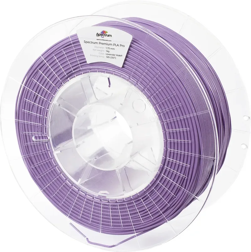 Spectrum Filaments 80135 PLA Pro Filament PLA Pro schlagfest 1.75 mm 1000 g lavender violett, Lila 1 St. von Spectrum Filaments – Produktfoto