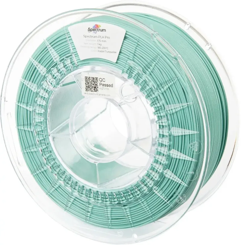 Spectrum Filaments 80136 PLA Pro Filament PLA Pro schlagfest 1.75 mm 1000 g pastel turquoise, Pastell-Türkis 1 St. von Spectrum Filaments – Produktfoto