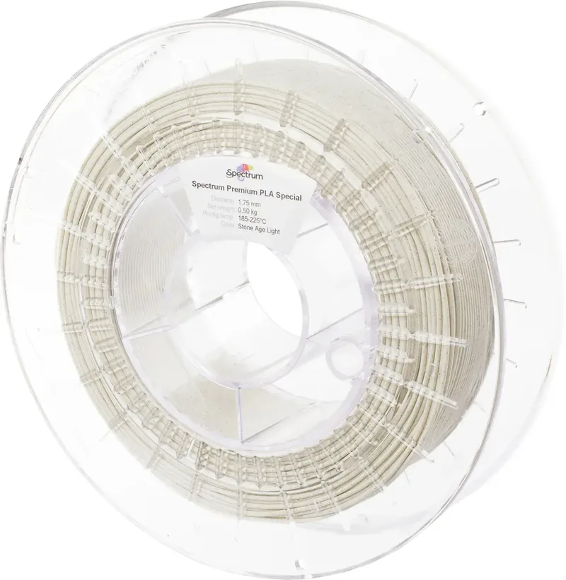Spectrum Filaments 80166 PLA Stone Filament PLA 1.75 mm 500 kg Stone Age Light, Stein StoneFil 1 St. von Spectrum Filaments – Produktfoto