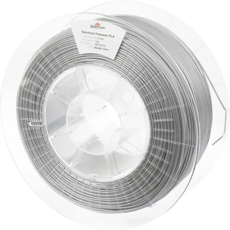Spectrum Filaments 80176 PLA Glitter Filament PLA Glitter verzugsfrei 1.75 mm 1000 g Silber (metallic), Silber 1 St. von Spectrum Filaments – Produktfoto