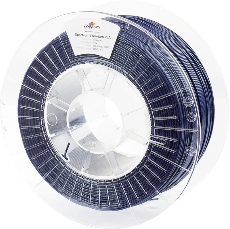 Spectrum Filaments 80181 PLA Glitter Filament PLA Glitter hoher Glanz, verzugsfrei 1.75 mm 1000 g Stardust Blue, Blau 1 St. von Spectrum Filaments – Produktfoto