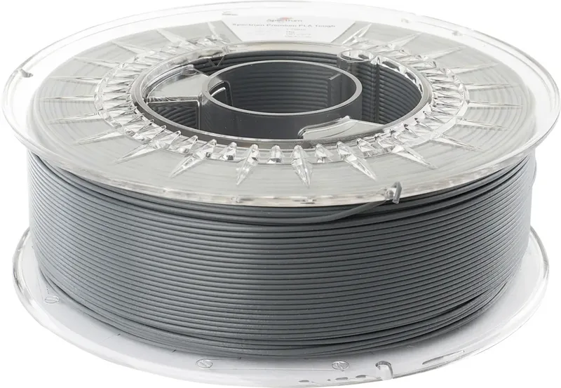 Spectrum Filaments 80196 PLA Tough Filament Tough PLA schlagfest 1.75 mm 1000 g Dark-Grey, Dunkelgrau, Grau 1 St. von Spectrum Filaments – Produktfoto