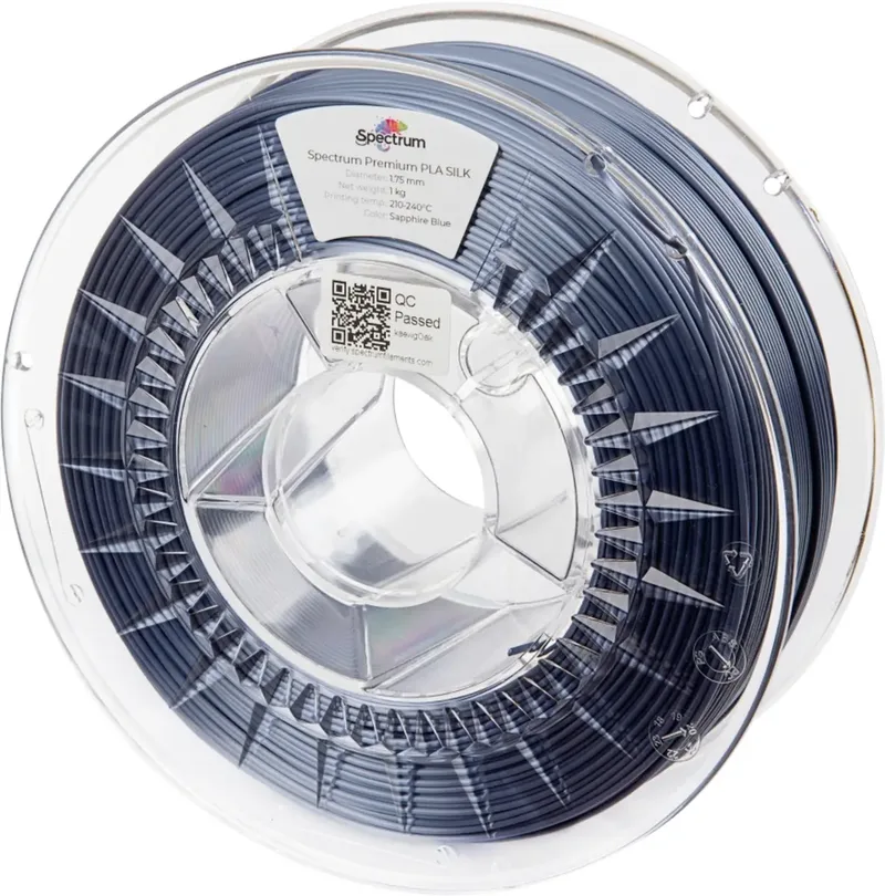Spectrum Filaments 80265 PLA SILK Filament PLA-Seide Seidig glänzend 1.75 mm 1000 g Sapphire Blue, Blau 1 St. von Spectrum Filaments – Produktfoto