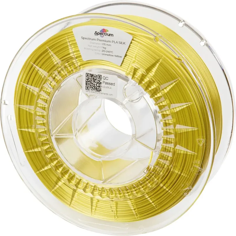 Spectrum Filaments 80267 PLA SILK Filament PLA-Seide Seidig glänzend 1.75 mm 1000 g Unmellow Yellow, Gelb 1 St. von Spectrum Filaments – Produktfoto