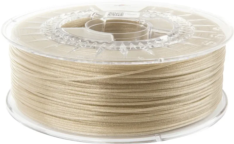 Spectrum Filaments 80273 PLA Glitter Filament PLA Glitter verzugsfrei 1.75 mm 1000 g Clear Gold, Gold 1 St. von Spectrum Filaments – Produktfoto