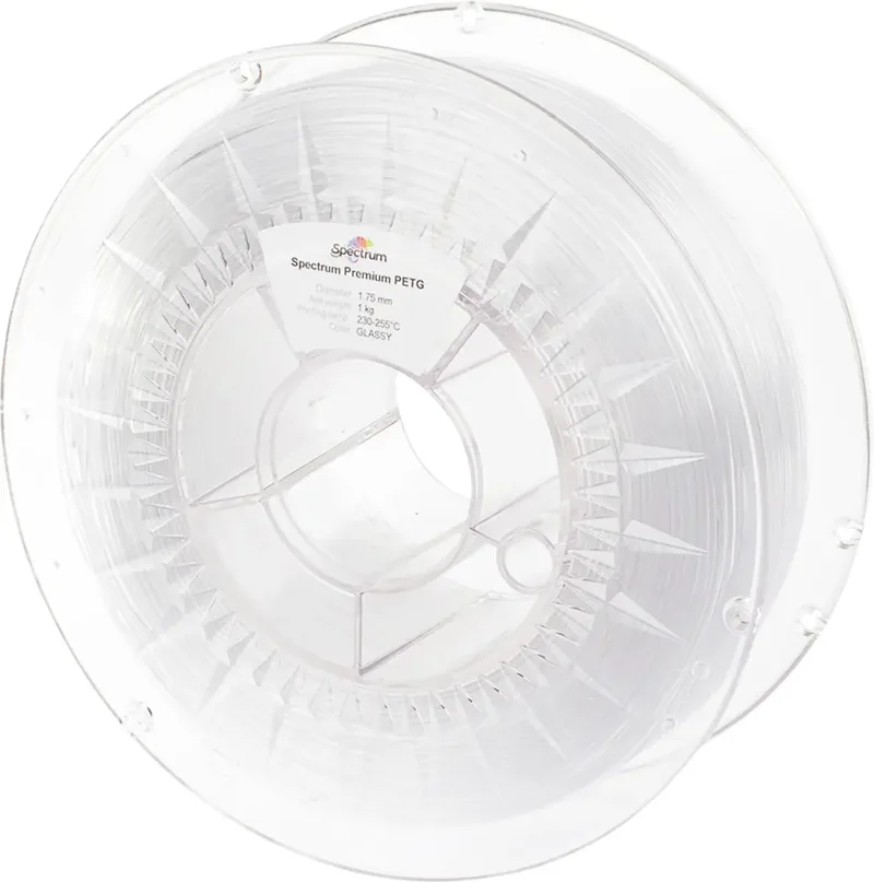 Spectrum Filaments 80434 PET-G Premium Filament PETG chemisch beständig 1.75 mm 2000 g Glas, Transparent 1 St. von Spectrum Filaments – Produktfoto