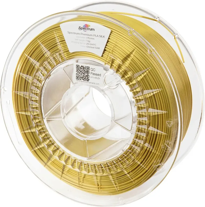Spectrum Filaments 80439 PLA SILK Filament PLA-Seide Seidig glänzend 1.75 mm 1000 g Glorious Gold, Gold 1 St. von Spectrum Filaments – Produktfoto