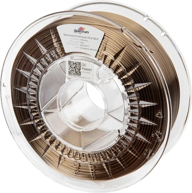 Spectrum Filaments 80440 PLA SILK Filament PLA-Seide Seidig glänzend 1.75 mm 1000 g Cinnamon Bronze, Bronze 1 St. von Spectrum Filaments – Produktfoto