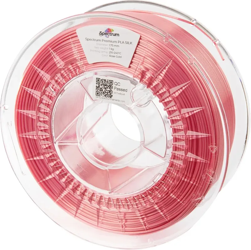 Spectrum Filaments 80442 PLA SILK Filament PLA-Seide Seidig glänzend 1.75 mm 1000 g Rose Gold, Rose, Gold 1 St. von Spectrum Filaments – Produktfoto