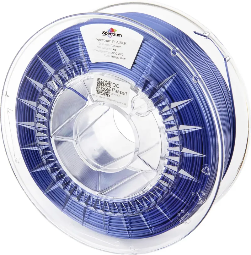 Spectrum Filaments 80445 PLA SILK Filament PLA-Seide Seidig glänzend 1.75 mm 1000 g Indigo Blue, Indigo, Blau 1 St. von Spectrum Filaments – Produktfoto