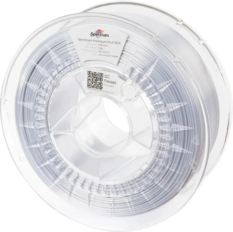 Spectrum Filaments 80446 PLA SILK Filament PLA-Seide Seidig glänzend 1.75 mm 1000 Aluminium Silver, Silber 1 St. von Spectrum Filaments – Produktfoto