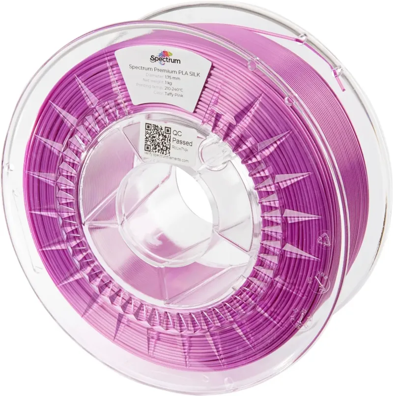Spectrum Filaments 80447 PLA SILK Filament PLA-Seide Seidig glänzend 1.75 mm 1000 g Taffy Pink, Pink 1 St. von Spectrum Filaments – Produktfoto